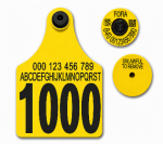 USDA 840 HDX Cattle Tags + Large Visual Tamperproof Tag: Matched Sets