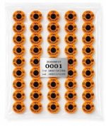 USDA 840 HDX Cattle Tags – sequential bags – orange bangs tags (Brucellosis)